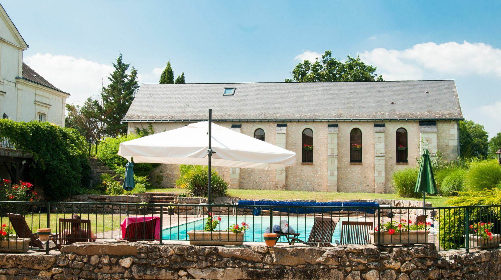 Domaine De La Courbe Hotel Le Lude Buitenkant foto