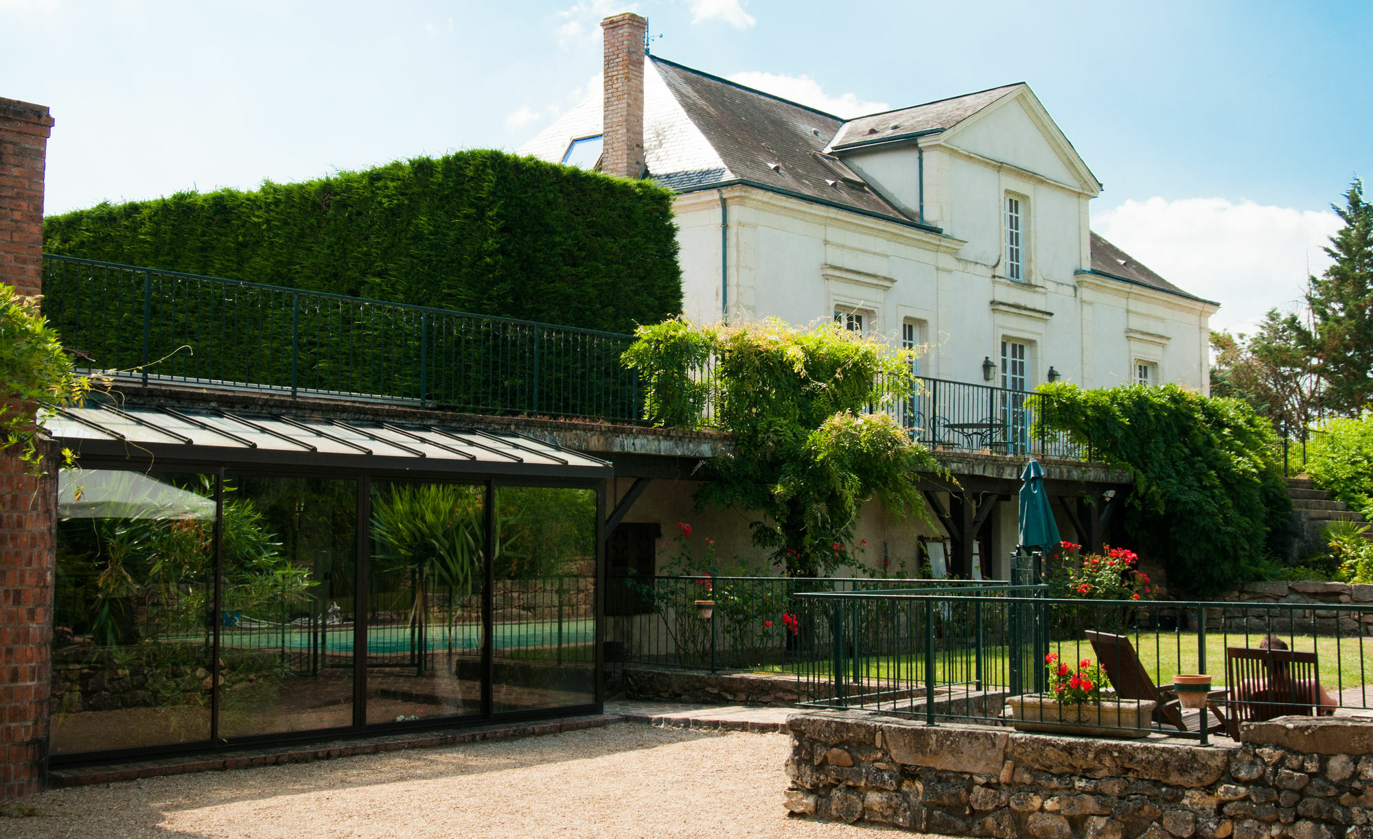 Domaine De La Courbe Hotel Le Lude Buitenkant foto